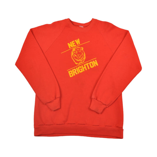 Vintage New Brighton Sweatshirt Red Small