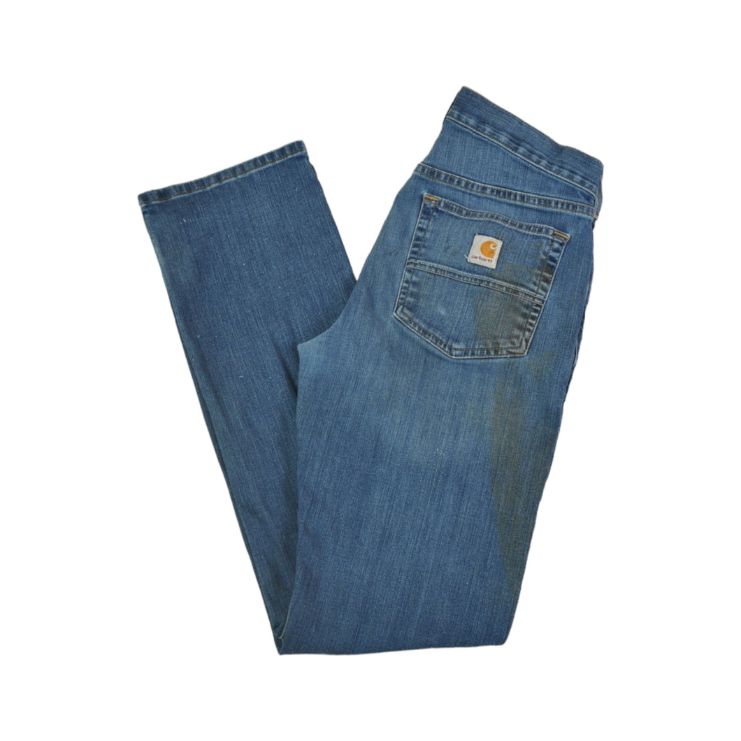 Vintage Carhartt Jeans Mid Waisted Blue Ladies W30 L32