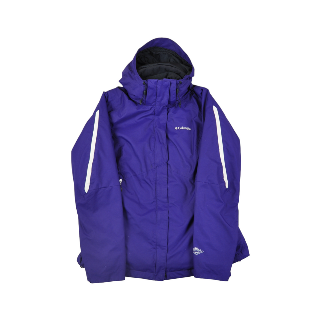 Vintage Columbia  Jacket Waterproof Purple Ladies Large
