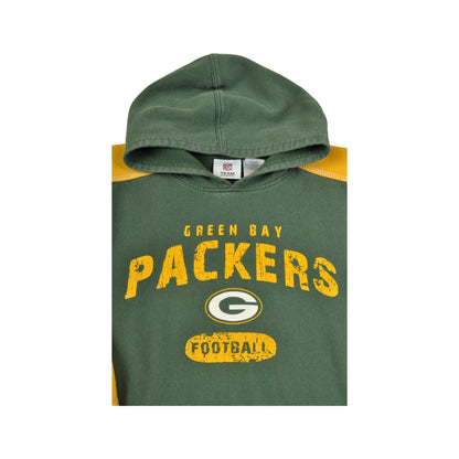 Vintage NFL Green Bay Packers Hoodie Sweatshirt Green Ladies XS