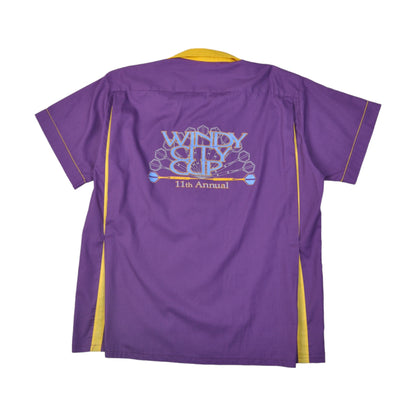 Vintage Darts Shirt Short Sleeve Purple XL