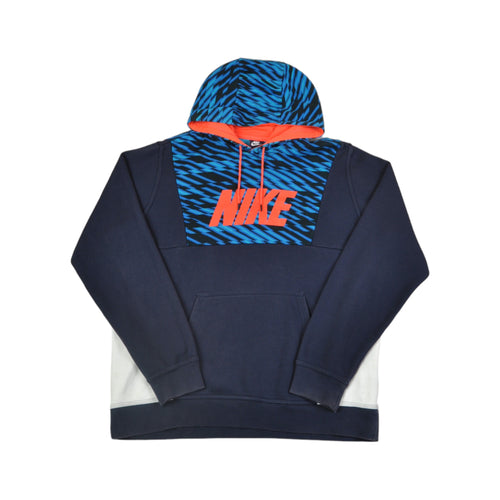 Vintage Nike Hoodie Sweatshirt Blue XL