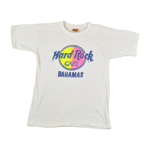 Vintage Hard Rock Cafe Bahamas T-Shirt White Ladies XL