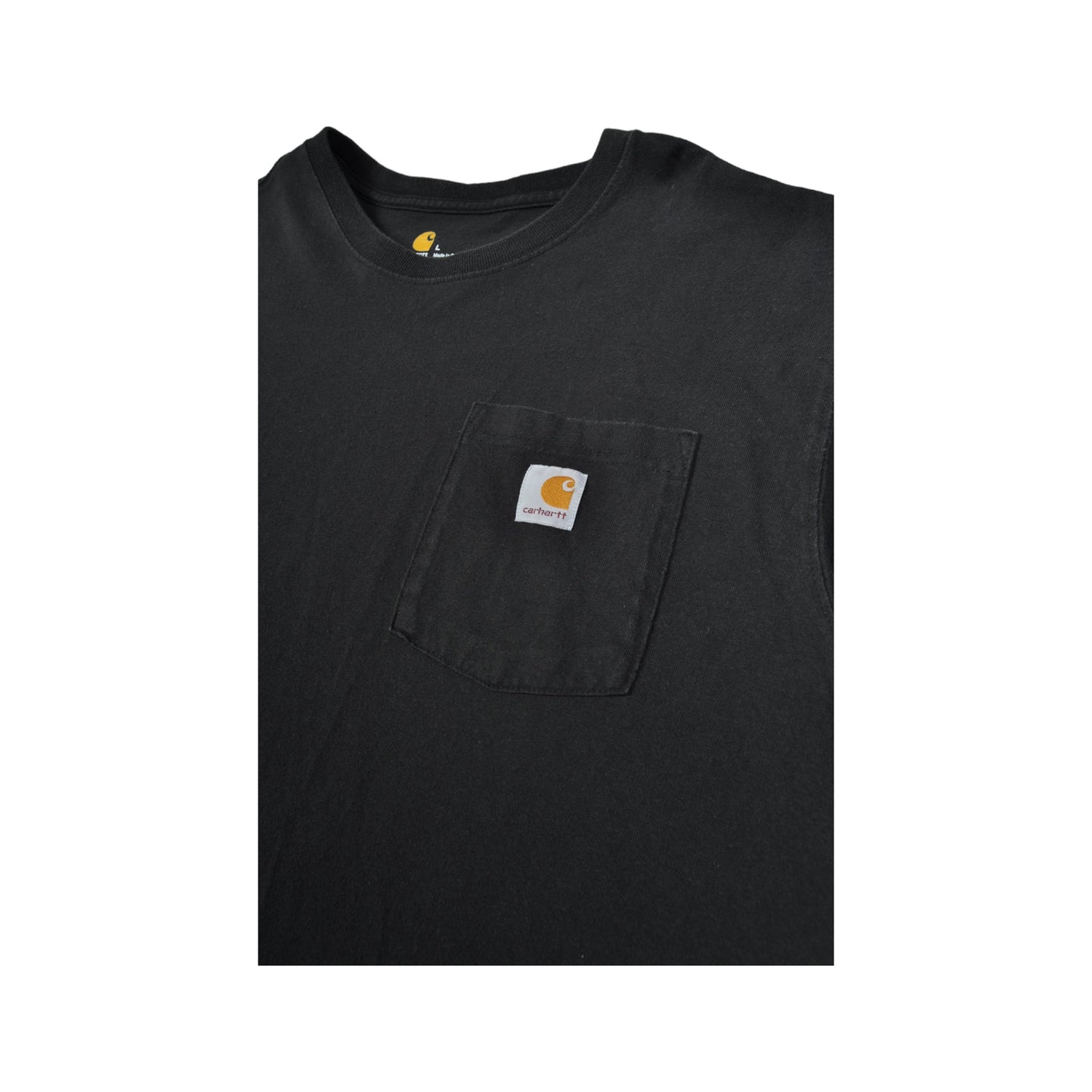 Vintage Carhartt Pocket T-Shirt Black Large
