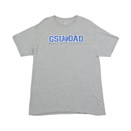 Vintage Champion Georgia State University T-shirt Grey Medium
