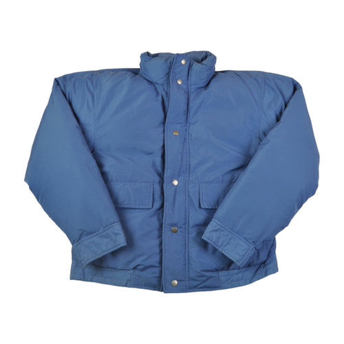 Vintage Ski Puffer Jacket Blue Medium