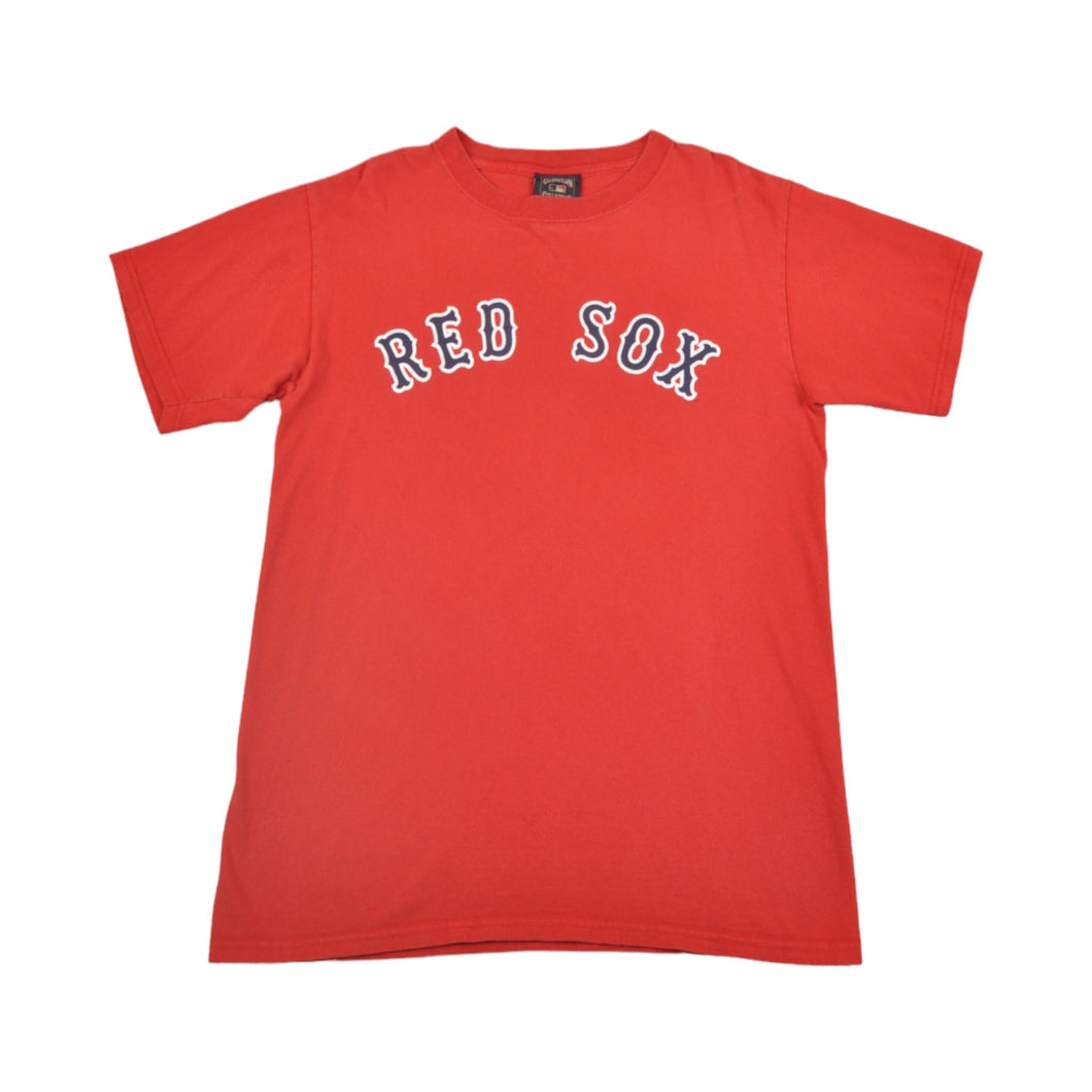 Vintage Red Sox Baseball Team T-shirt Red Medium