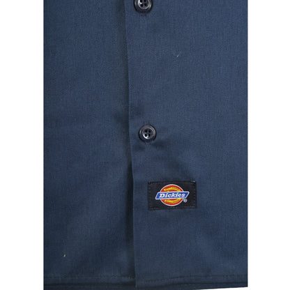 Vintage Dickies Workwear Shirt Long Sleeved Navy Small