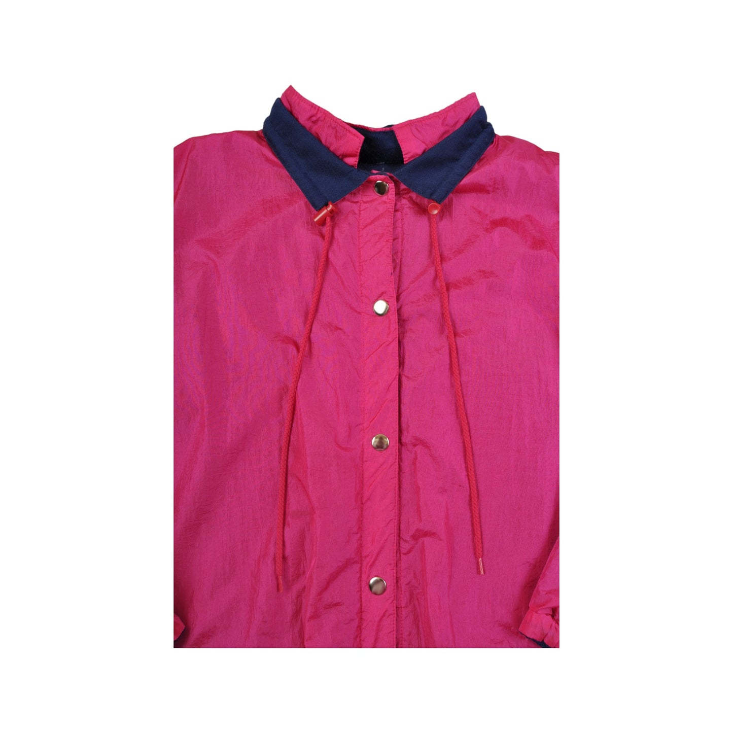 Vintage Reversible Windbreaker Jacket Pink/Navy Ladies XXL