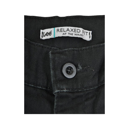 Vintage Lee Cotton Pants Black Ladies W30 L29