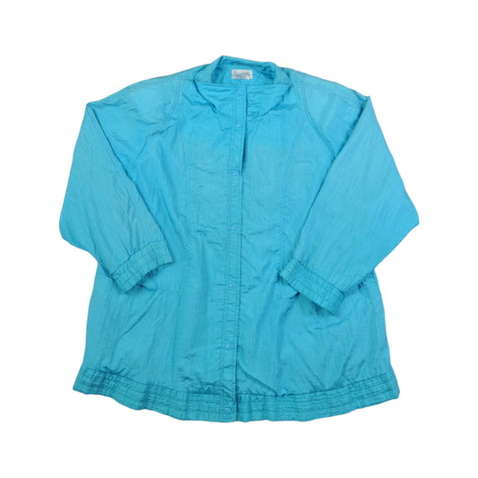 Vintage Windbreaker Jacket Blue Ladies XXL