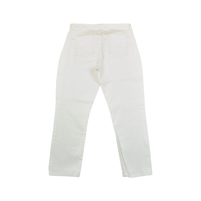 Vintage Lee Jeans Mid Rise White Ladies W34 L27