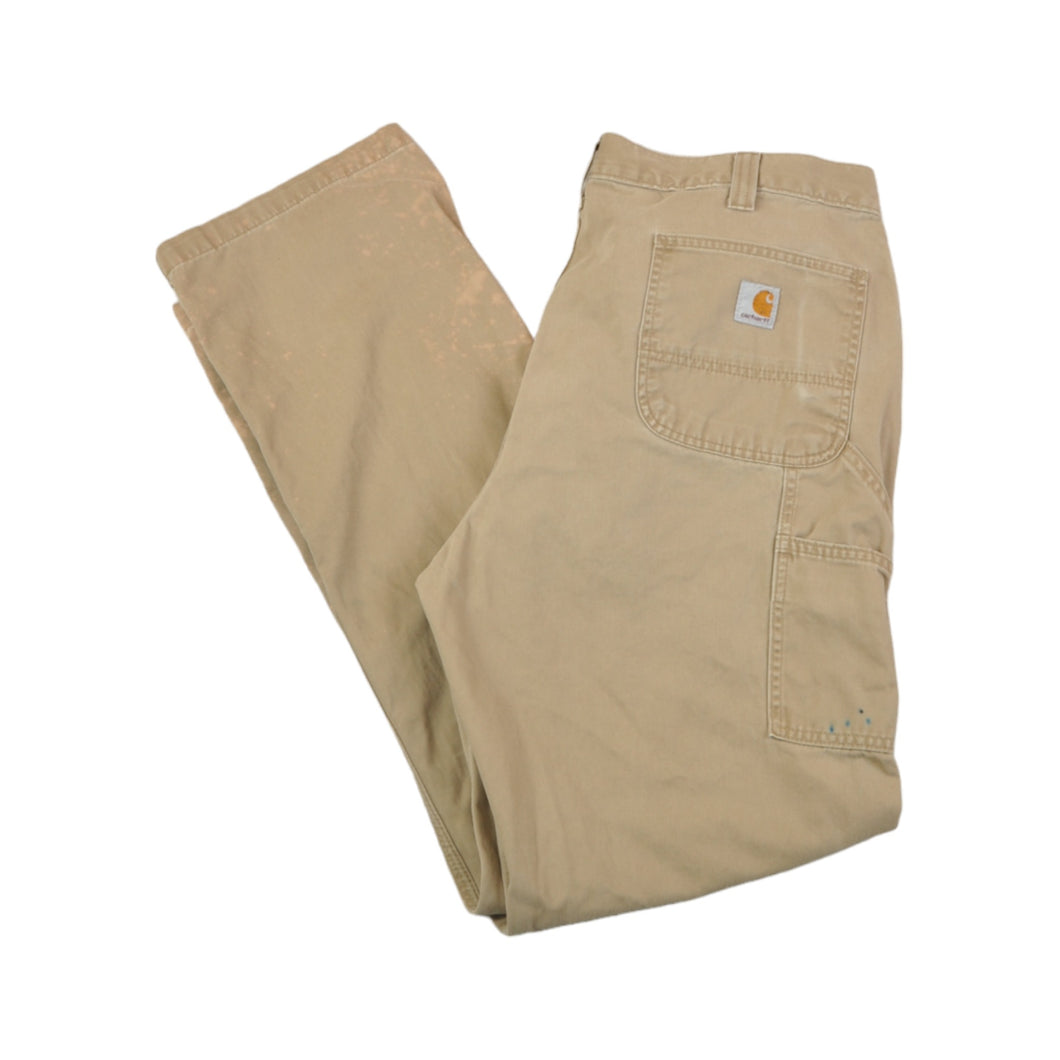 Vintage Carhartt Carpenter Pants Relaxed Fit Tan W38 L34