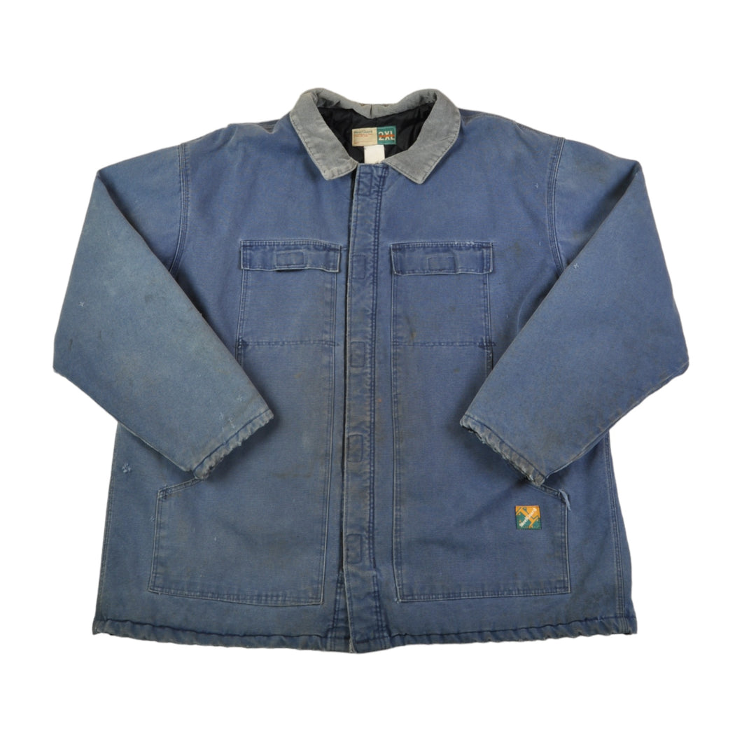 Vintage Workwear Arctic Jacket Washed Out Blue XXL