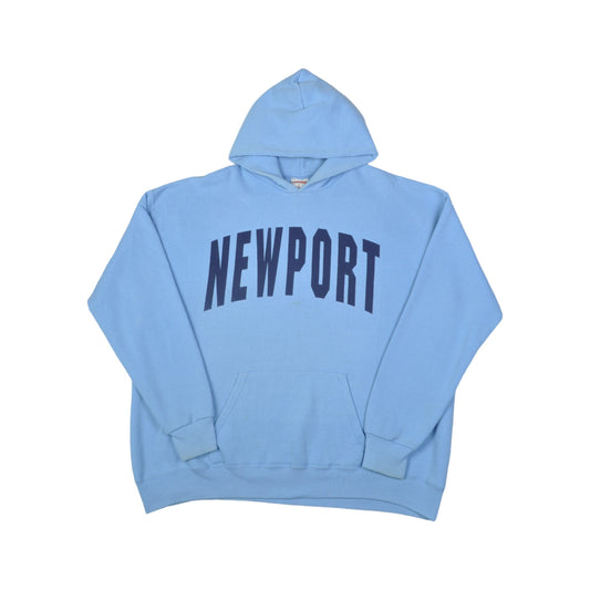 Vintage Newport Hoodie Blue XL