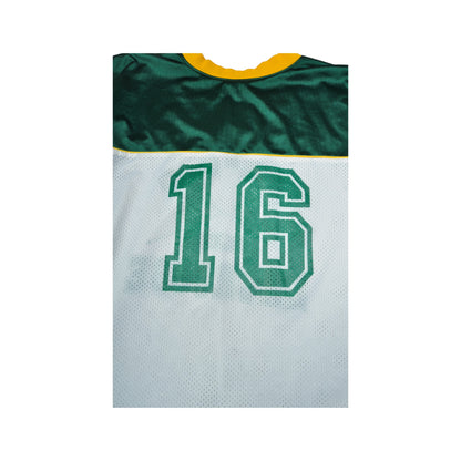 Vintage Lacrosse Mesh Jersey Green/White Large