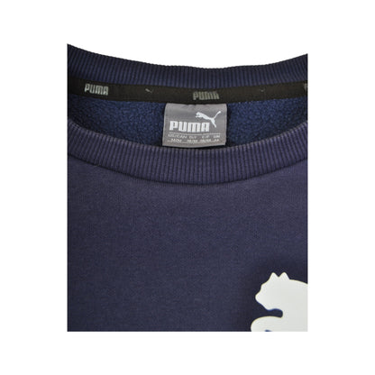 Vintage Puma Sweatshirt Navy Small
