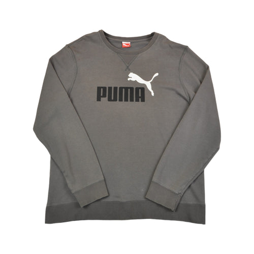 Vintage Puma Sweatshirt Grey XL