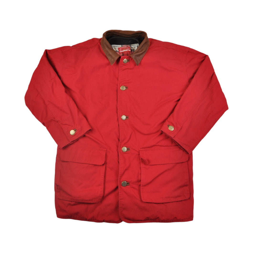Vintage Marlboro Jacket Insulated Vest Red Large