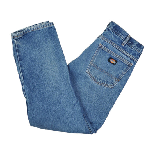 Vintage Dickies Regular Fit Pants Blue W34 L30