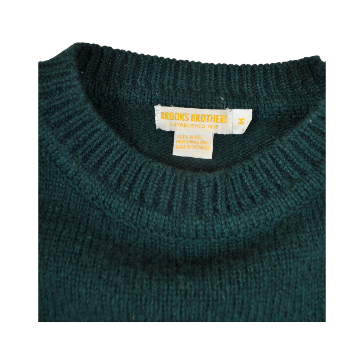 Vintage Knitted Jumper Retro Patch Pattern Green Ladies Small