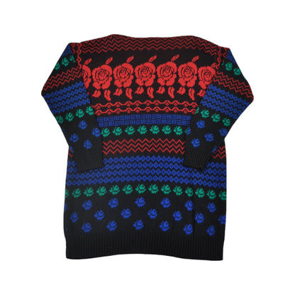 Vintage Knitwear Sweater Retro Pattern Ladies Medium