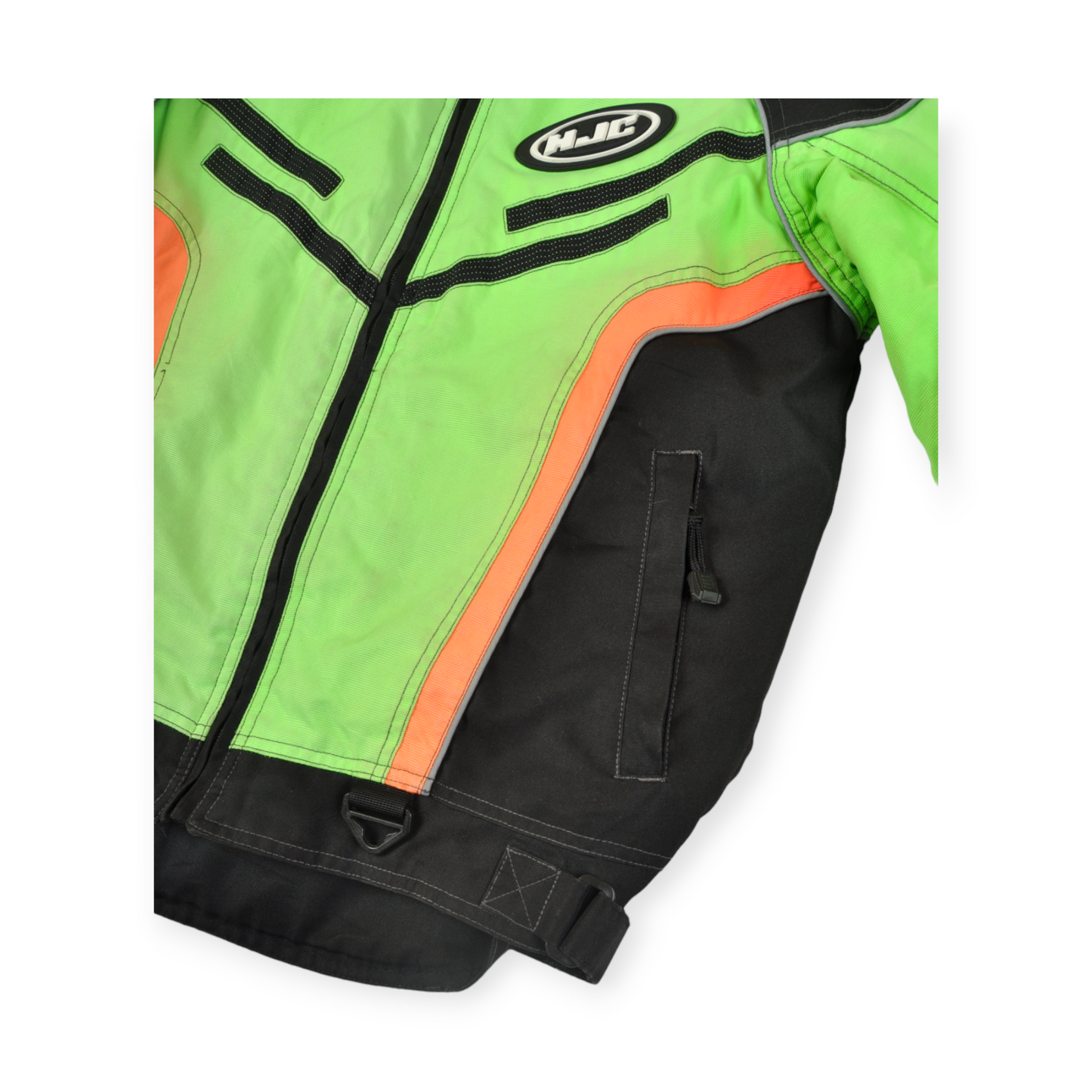 Vintage HJC Biker Jacket Retro Block Colour Small