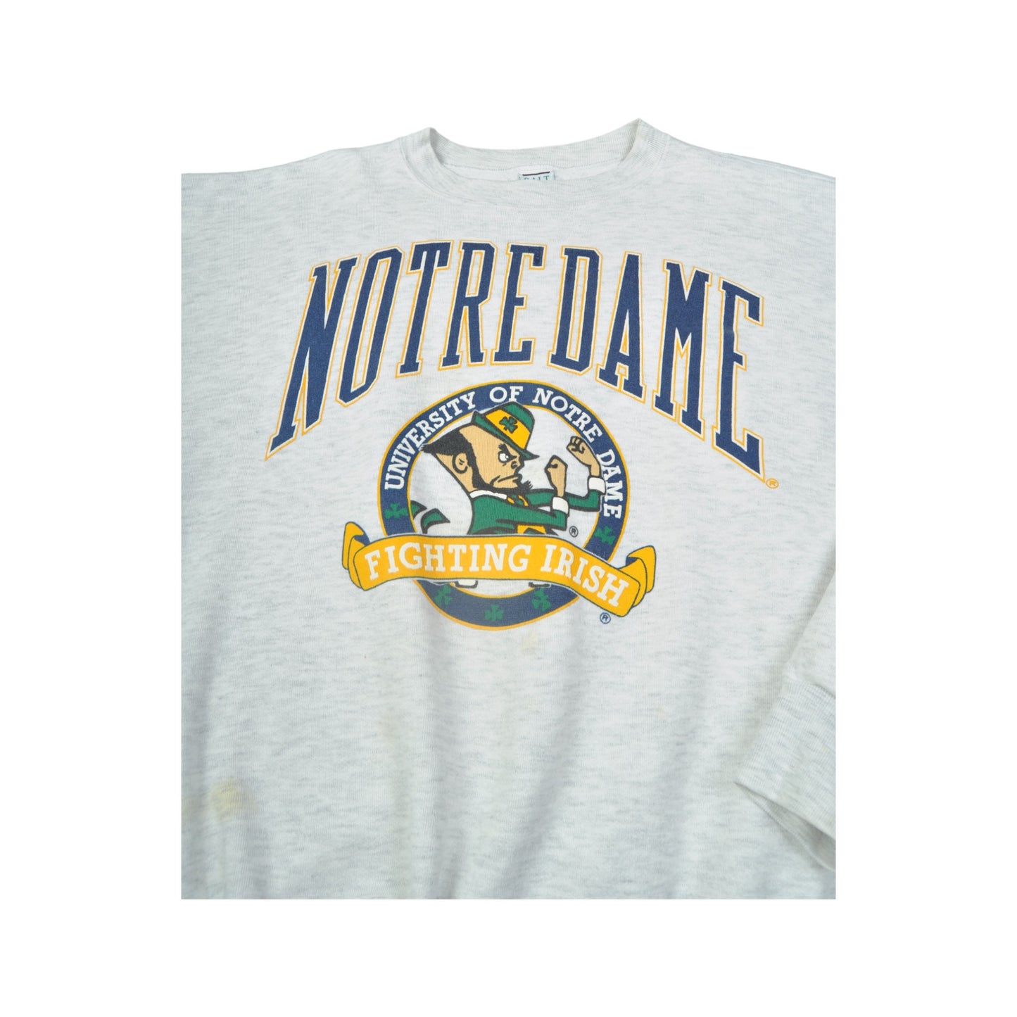 Vintage University of Notre Dame Fighting Irish Sweater Grey XL