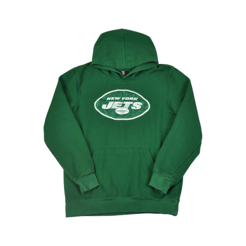 Vintage NFL New York Jets Hoodie Sweatshirt Green Ladies XS