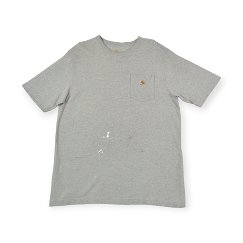 Vintage Carhartt Pocket T-Shirt Grey Large