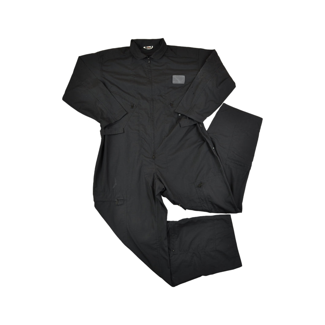 Vintage Workwear Jumpsuit Overalls Black XXL