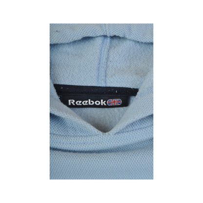 Vintage Reebok Classics Hoodie Sweatshirt Blue Medium