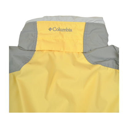 Columbia Jacket Waterproof Yellow/Grey Ladies Medium