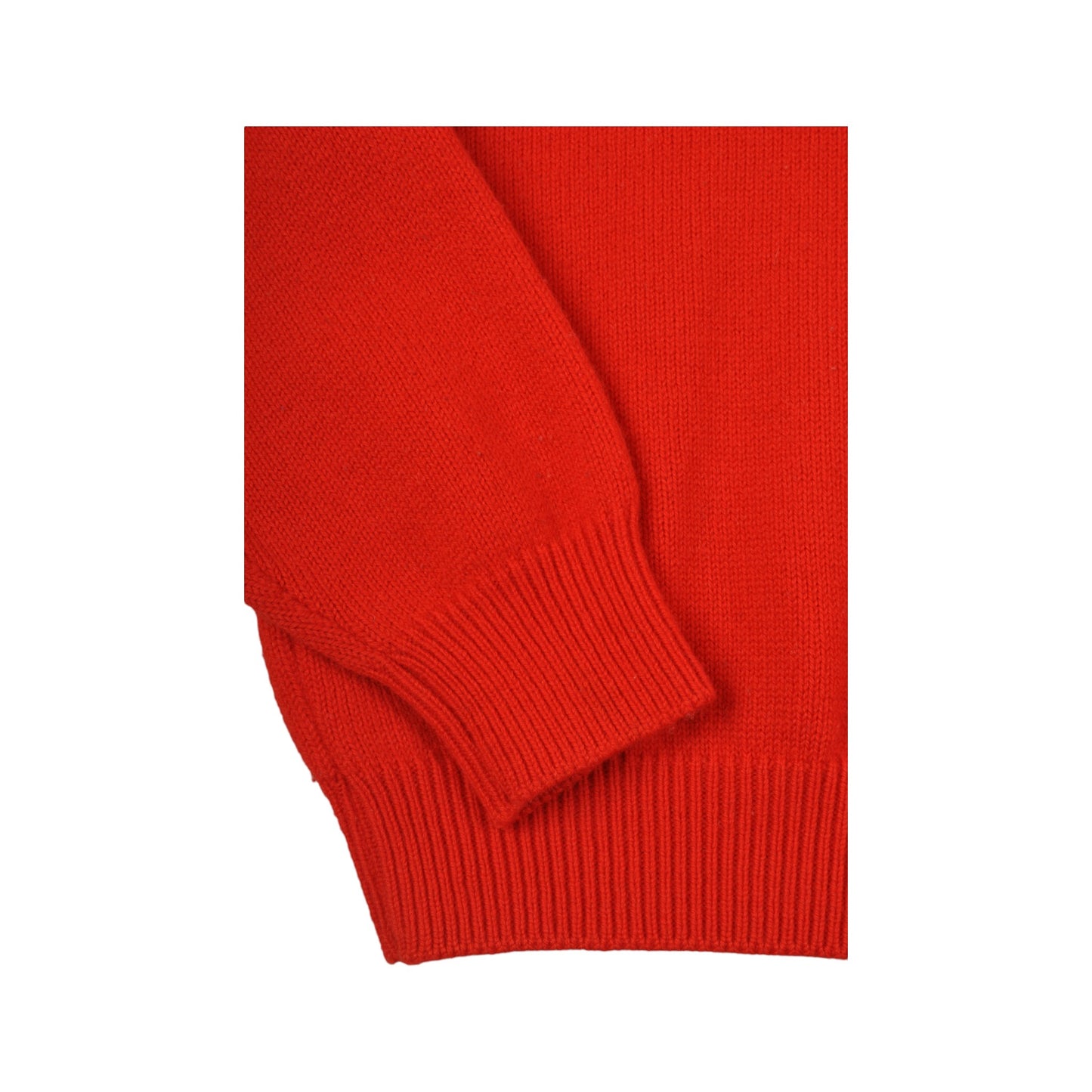 Vintage Italian Knitwear Sweater Red Ladies Large