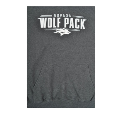 Vintage Champion Nevada Wolfpack Hoodie Sweatshirt Grey XXL