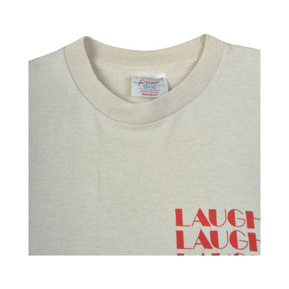 Vintage 90s Laughlin Edgewater Hotel Single Stitch T-Shirt Tan Ladies Small