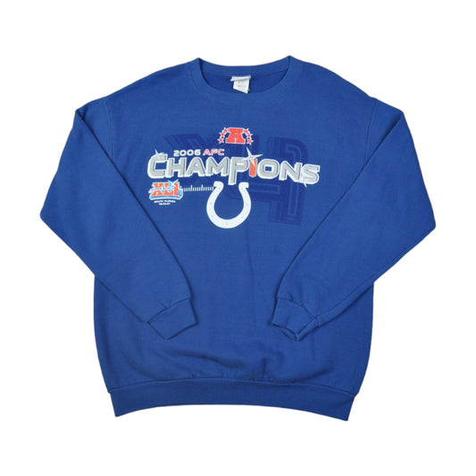 Vintage NFL Indianapolis Colts Sweater Blue Medium