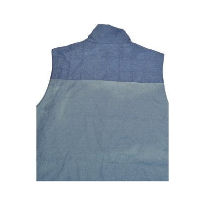 Vintage Columbia Puffer Gilet Vest Waterproof Blue Small
