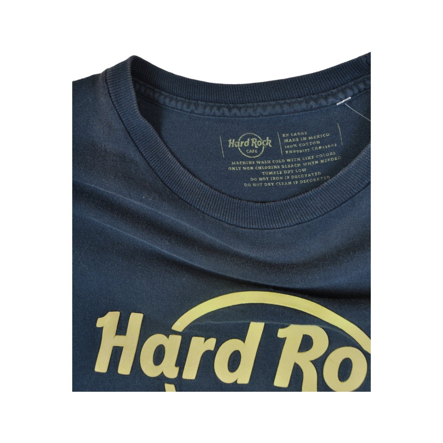 Vintage Hard Rock T-Shirt Navy XXL