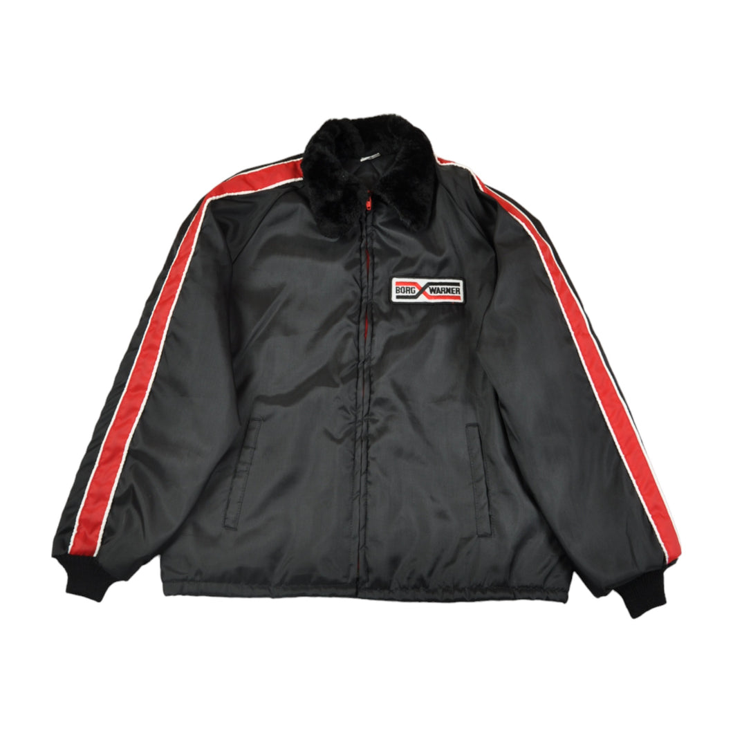 Vintage Workwear Thermal Jacket Black Large