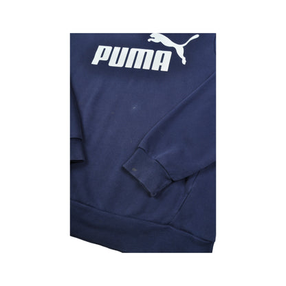 Vintage Puma Sweater Navy Ladies XL
