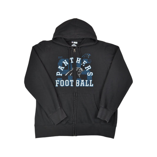 Vintage NFL Jacksonville Jaguars Hoodie Sweatshirt Black Ladies XL