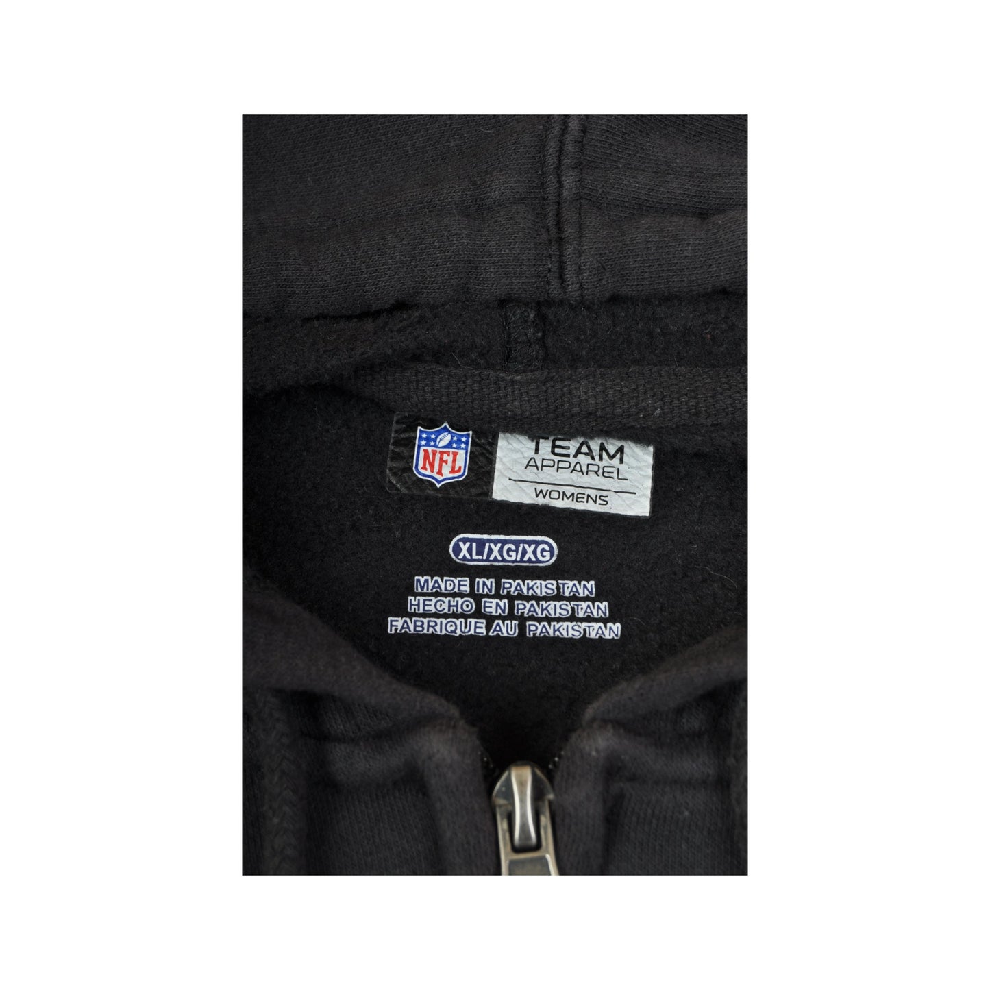 Vintage NFL Jacksonville Jaguars Hoodie Sweatshirt Black Ladies XL