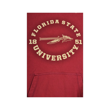 Vintage Nike Florida State University Hoodie Sweatshirt Burgundy Ladies Medium