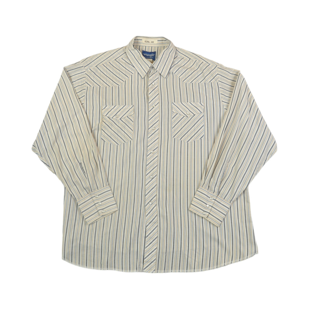 Vintage Wrangler Western Shirt Long Sleeved XXL