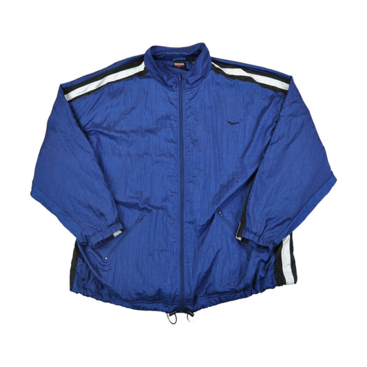 Vintage Windbreaker Jacket Blue XXL