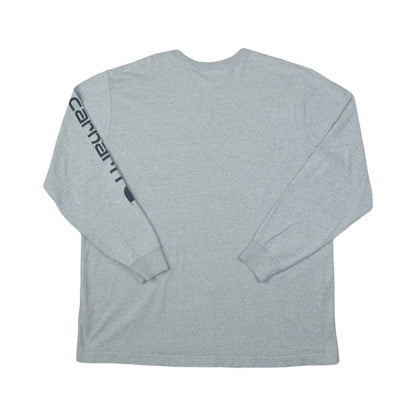 Vintage Carhartt Long Sleeve T-Shirt Grey XL