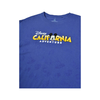 Vintage Disney Mickey Mouse California T-Shirt Blue Large