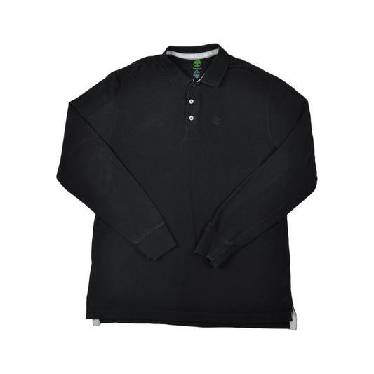 Vintage Timberland Long Sleeve T-Shirt Black Large