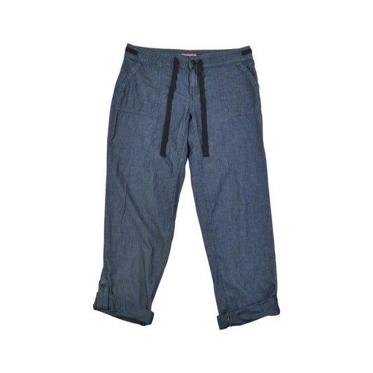 Vintage Y2K Tommy Hilfiger Denim Cargo Pants Blue Ladies W26 L34
